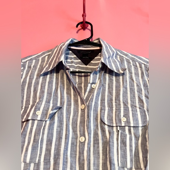 Tommy Hilfiger Pure Linen Blouse - Picture 2 of 5